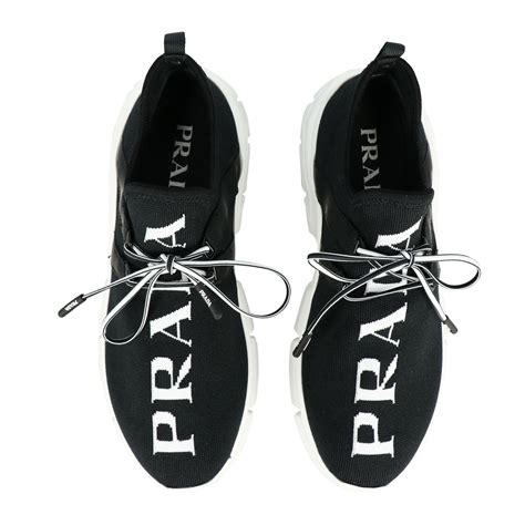 sneakers a calza prada tutte nere|Women's Sneakers .